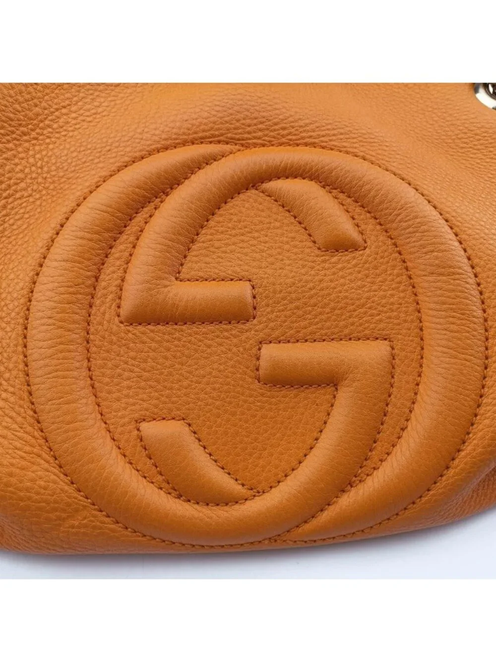 Gucci Soho Yellow Leather Shoulder Bag